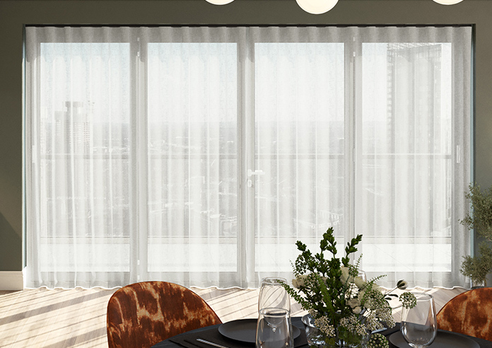 Kalahari Voile, Ghost White - Made to Measure Curtains - Image 7
